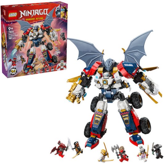 Lego Ninjago Zane's Ultra Combiner Mech για 9+ Ετών 1187τμχ
