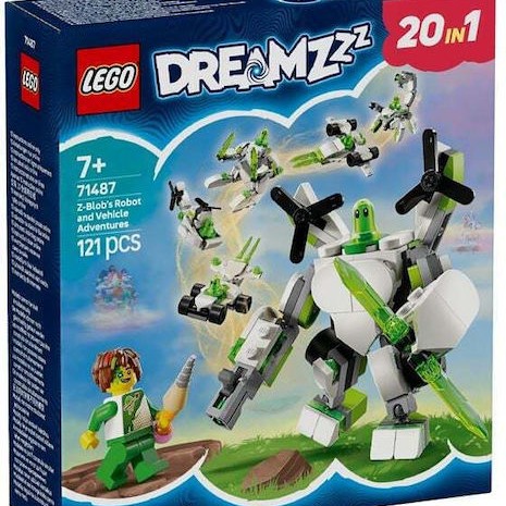 Lego DREAMZzz Blob's Robot and Vehicle Adventures για 7+ Ετών 121τμχ