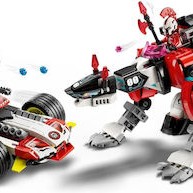 Lego DREAMZzz Cooper's Tiger Mech & Zero's Hot Rod Car για 9+ Ετών 1006τμχ