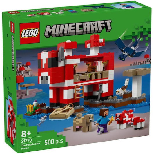 Lego Minecraft The Mooshroom House για 8+ Ετών 500τμχ