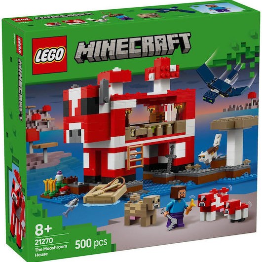 Lego Minecraft The Mooshroom House για 8+ Ετών 500τμχ