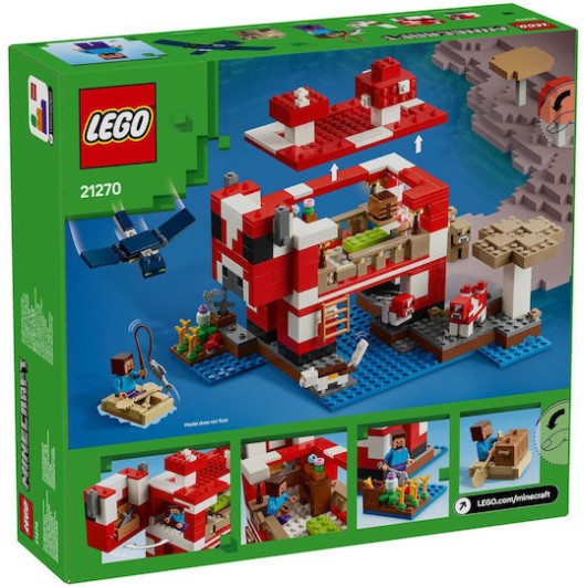 Lego Minecraft The Mooshroom House για 8+ Ετών 500τμχ