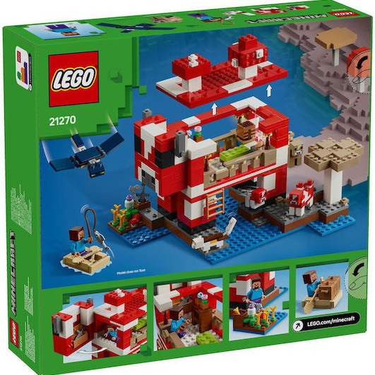 Lego Minecraft The Mooshroom House για 8+ Ετών 500τμχ