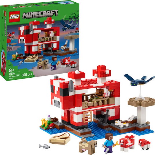 Lego Minecraft The Mooshroom House για 8+ Ετών 500τμχ