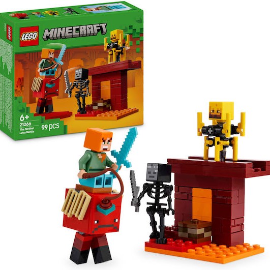 Lego Minecraft The Nether Lava Battle για 6+ Ετών 99τμχ
