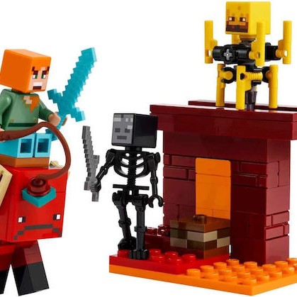 Lego Minecraft The Nether Lava Battle για 6+ Ετών 99τμχ