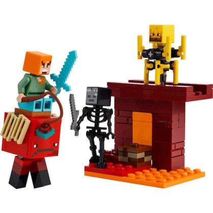 Lego Minecraft The Nether Lava Battle για 6+ Ετών 99τμχ
