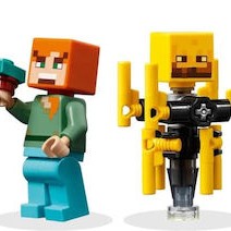 Lego Minecraft The Nether Lava Battle για 6+ Ετών 99τμχ