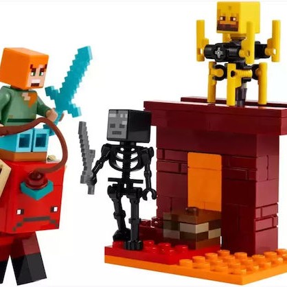 Lego Minecraft The Nether Lava Battle για 6+ Ετών 99τμχ