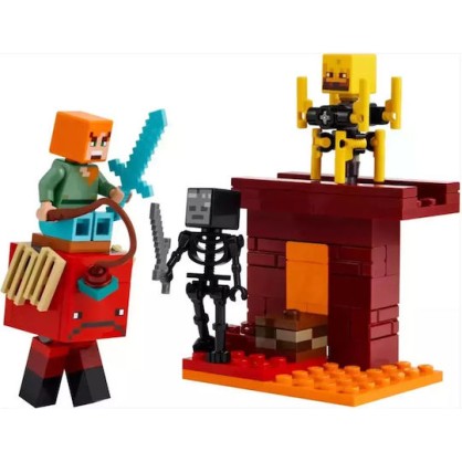 Lego Minecraft The Nether Lava Battle για 6+ Ετών 99τμχ