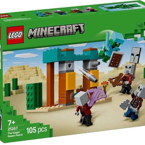 Lego Minecraft The Illager Desert Patrol για 7+ Ετών 105τμχ