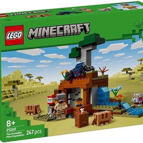Lego Minecraft The Armadillo Mine Expedition για 8+ Ετών 247τμχ