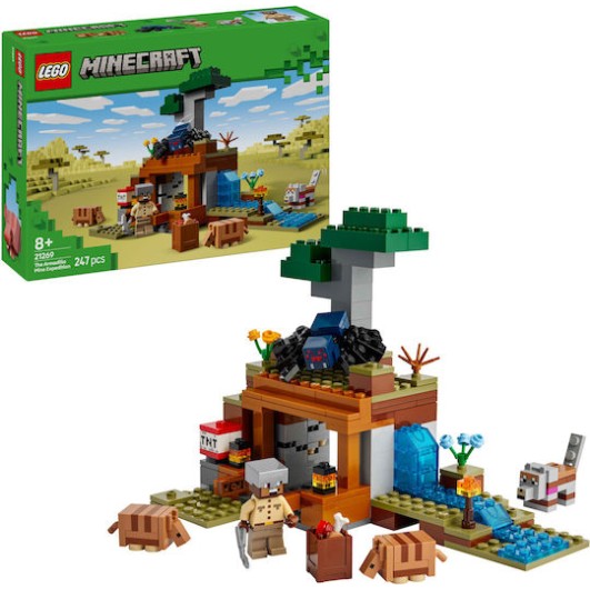 Lego Minecraft The Armadillo Mine Expedition για 8+ Ετών 247τμχ
