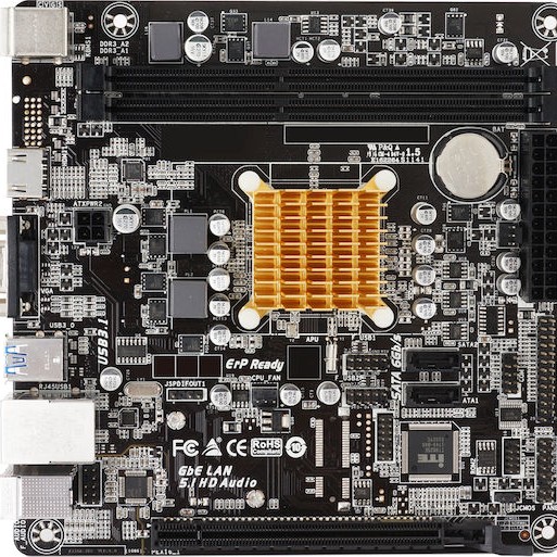 Biostar A68N-2100K SoC Motherboard ATX με AMD Socket A68N-2100K