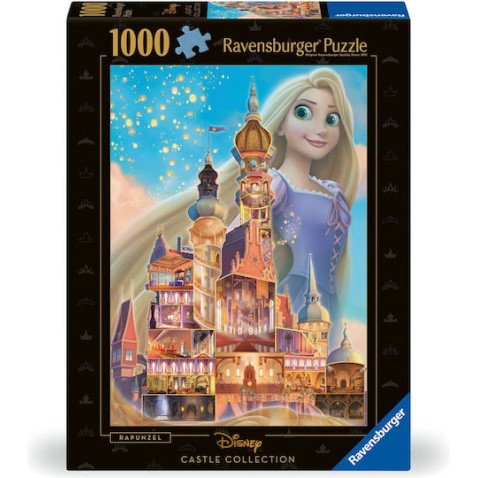 Disney Castles Rapunzel Puzzle 2D 1000 Κομμάτια