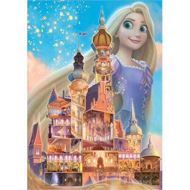 Disney Castles Rapunzel Puzzle 2D 1000 Κομμάτια