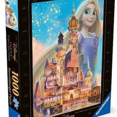 Disney Castles Rapunzel Puzzle 2D 1000 Κομμάτια