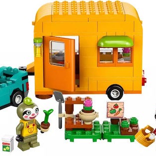 Lego Animal Crossing Animal Crossing Leif's Caravan & Garden Shop για 7+ Ετών 263τμχ