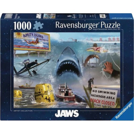 Ravensburger Puzzle Universal Vault Movie Collection Jaws 1000 Pieces
