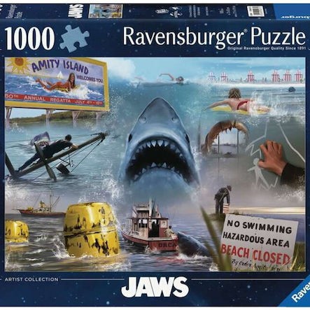 Ravensburger Puzzle Universal Vault Movie Collection Jaws 1000 Pieces