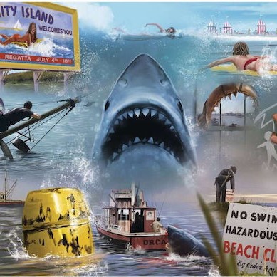 Ravensburger Puzzle Universal Vault Movie Collection Jaws 1000 Pieces