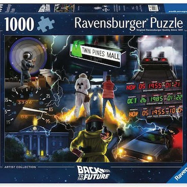 Back To The Future Puzzle 2D 1000 Κομμάτια