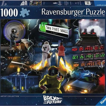 Back To The Future Puzzle 2D 1000 Κομμάτια