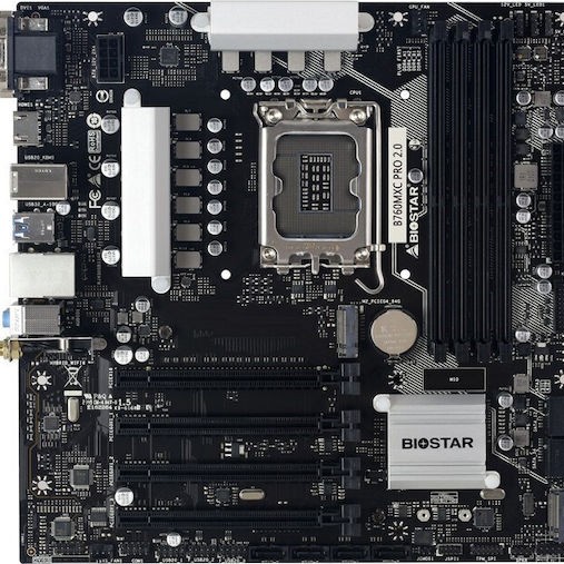 Biostar B760MXC PRO 2.0 v6.0 Wi-Fi Motherboard Micro ATX με Intel 1700 Socket