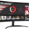LG 34WR50QK-B Ultrawide VA HDR Curved Monitor 34
