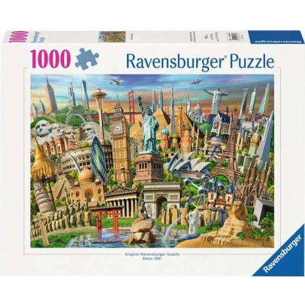 Ravensburger Puzzle Sights Worldwide 1000 Pieces