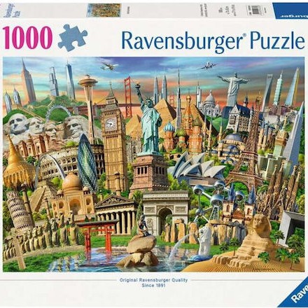 Ravensburger Puzzle Sights Worldwide 1000 Pieces