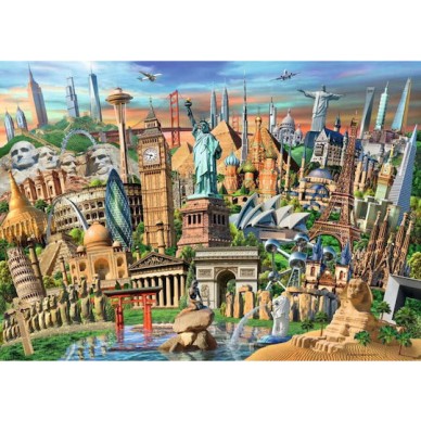 Ravensburger Puzzle Sights Worldwide 1000 Pieces