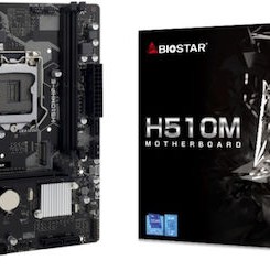 Biostar H510MHP rev. 6.0 Motherboard Micro ATX με Intel 1200 Socket H510MHP