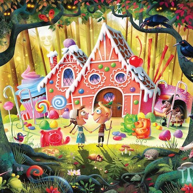 Hansel And Gretel Beware Puzzle 2D 1000pcs