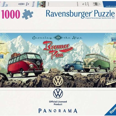 Ravensburger Panorama Puzzle Bulli Over Brenner 1000 Pieces