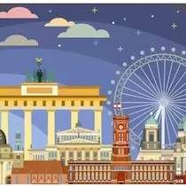 Night In Berlin Puzzle 2D 1000pcs