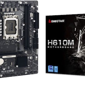 Biostar H610MH D5 Ver. 6.3 Motherboard Micro ATX με Intel 1700 Socket