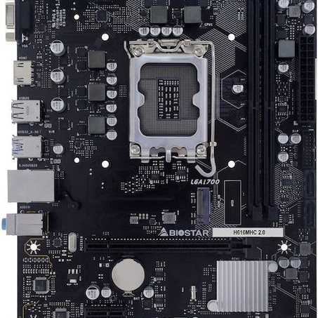 Biostar H610MHC 2.0 Motherboard ATX με Intel 1700 Socket