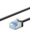 Goobay U/FTP (STP) Cat.6a Καλώδιο Δικτύου Ethernet 0.5m Μαύρο 1τμχ