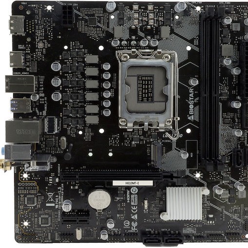 Biostar H610MT-E Wi-Fi Motherboard Micro ATX με Intel 1700 Socket H610MTE