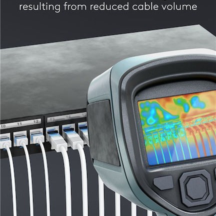 Goobay U/UTP Cat.6a Καλώδιο Δικτύου Ethernet 0.5m Λευκό 1τμχ