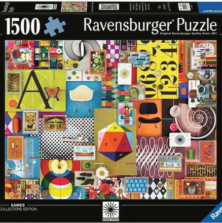 Ravensburger Puzzle Eames Collectors Edition House Cards 1500 Pieces