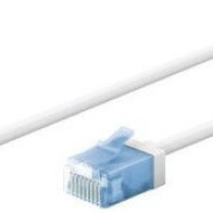 Goobay U/UTP Cat.6a Καλώδιο Δικτύου Ethernet 15m Λευκό 1τμχ