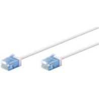 Goobay U/UTP Cat.6a Καλώδιο Δικτύου Ethernet 15m Λευκό 1τμχ