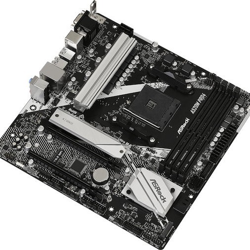 ASRock A520M Pro4 Motherboard Micro ATX με AMD AM4 Socket 90-MXBDU0-A0UAYZ