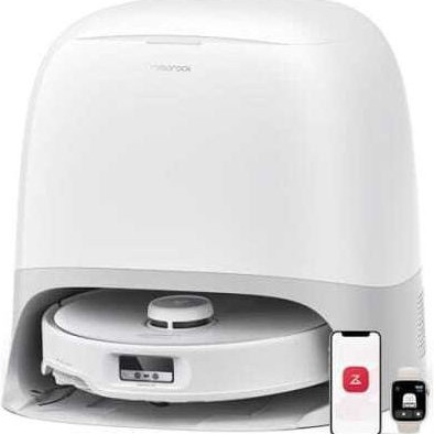 Roborock Qrevo Curv Σκούπα Ρομπότ για Σκούπισμα & Σφουγγάρισμα με Χαρτογράφηση και Wi-Fi Λευκή