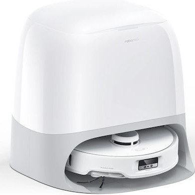 Roborock Qrevo Curv Σκούπα Ρομπότ για Σκούπισμα & Σφουγγάρισμα με Χαρτογράφηση και Wi-Fi Λευκή