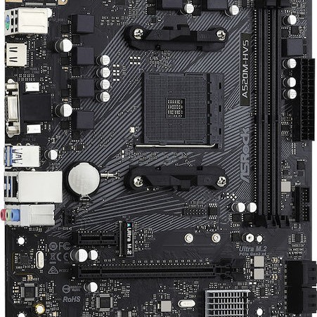 ASRock A520M-HVS Motherboard Micro ATX με AMD AM4 Socket 90-MXBE60-A0UAYZ