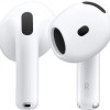 Apple AirPods 4 with Active Noise Cancellation Earbud Bluetooth Handsfree Ακουστικά με Αντοχή στον Ιδρώτα και Θήκη Φόρτισης Λευκά