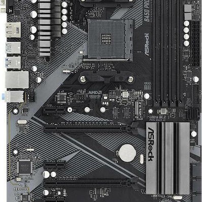ASRock B450 Pro4 R2.0 Motherboard ATX με AMD AM4 Socket 90-MXBEE0-A0UAYZ